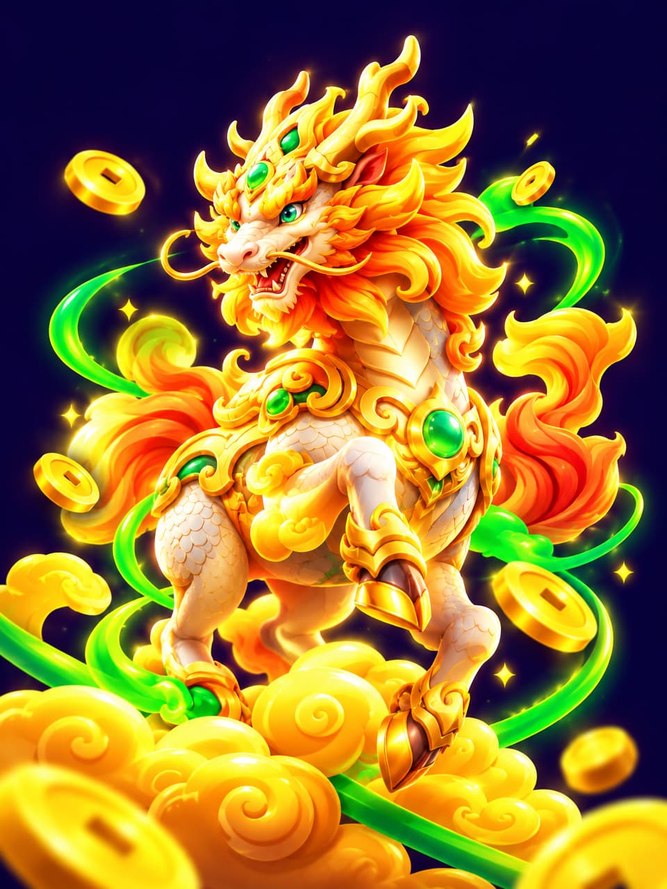 ภาพเกม PG Ways Of The Qilin ที่ออกแบบใหม่สำหรับ somwang168 - สมหวัง168